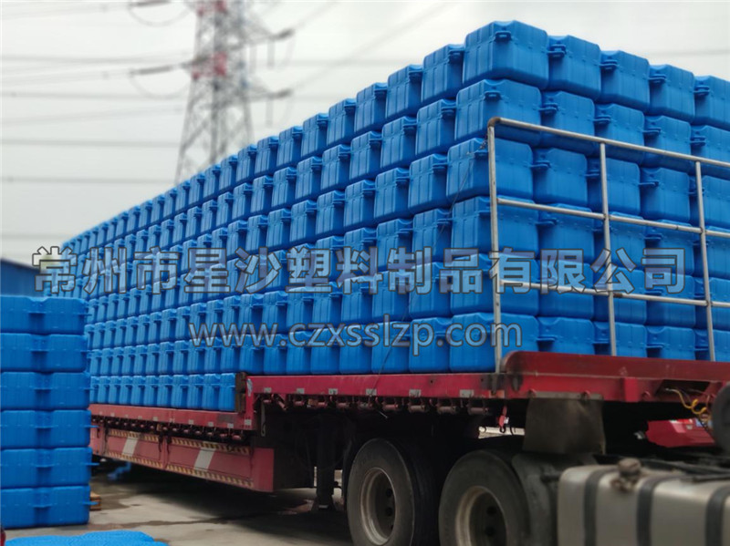 450平浮筒發(fā)往山東省濱州市應用于某水庫碼頭浮橋工程4