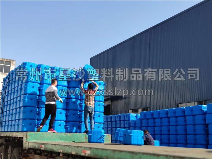 pe浮筒，pe系泊浮筒，u型摩托艇浮筒，u字型浮筒發(fā)貨-常州市星沙塑料制品有限公司廠家1